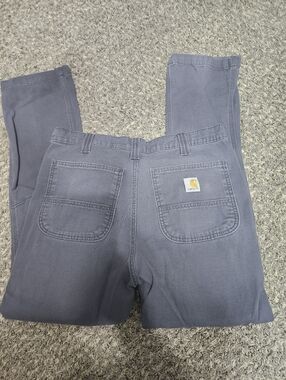 Carhartt Straight Fit Pants in Charcoal Gray